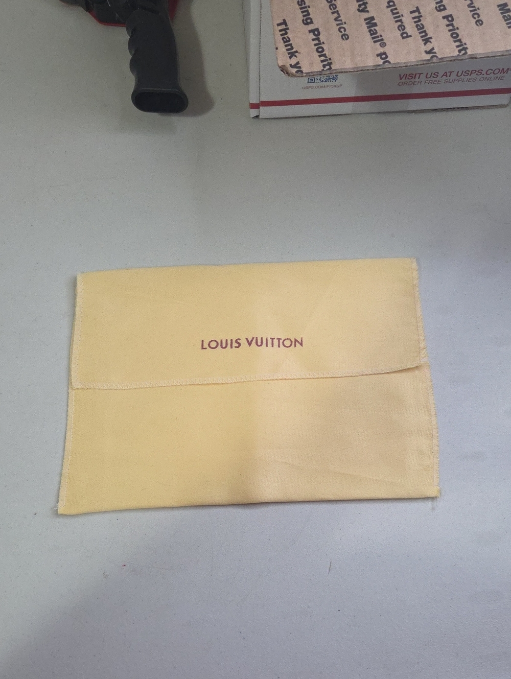 Louis Vuitton Pale Yellow Branded Pouch